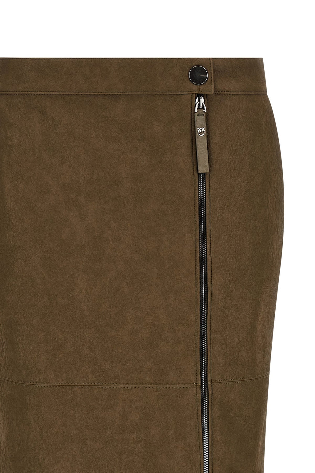 Montiano Nubuck-Effect Midi Skirt