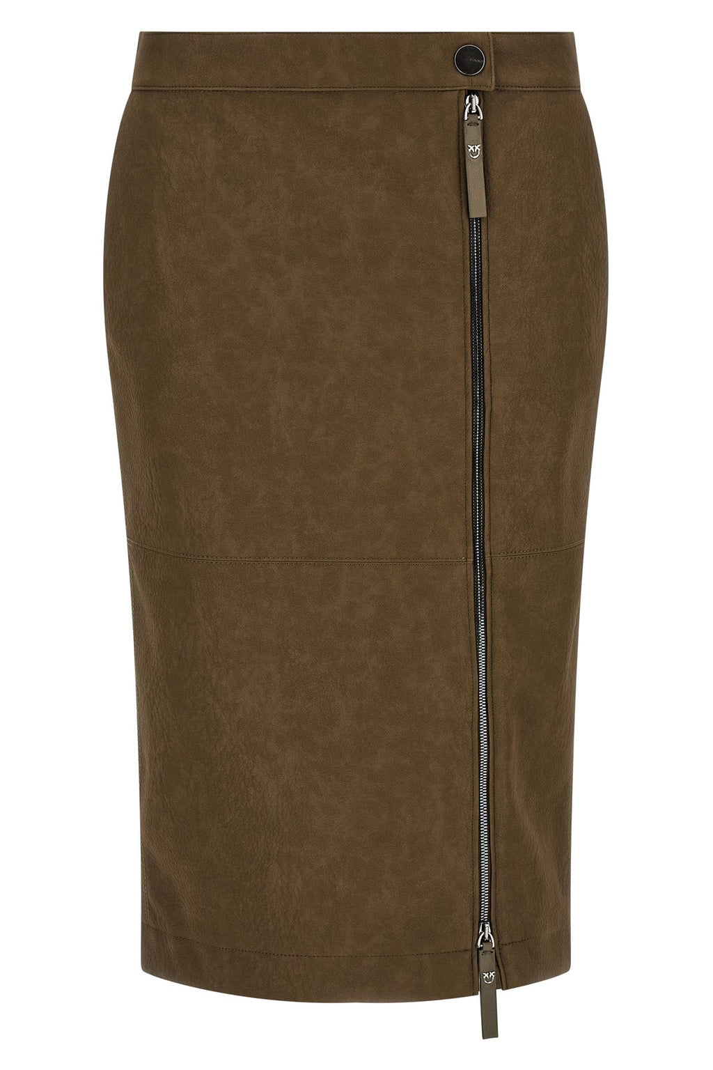 Montiano Nubuck-Effect Midi Skirt