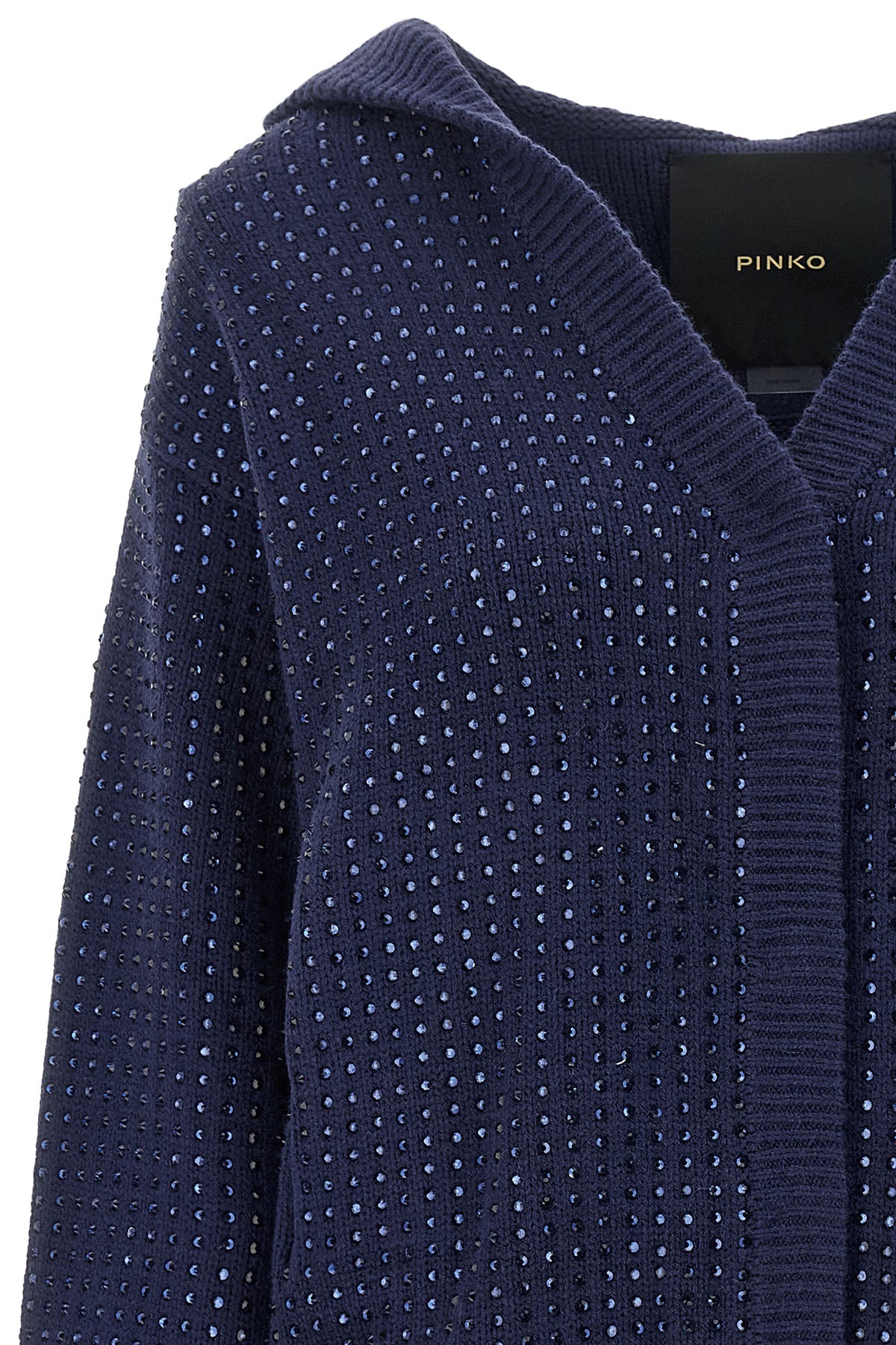 The 'Seicento' Cardigan with Rhinestones and Hood