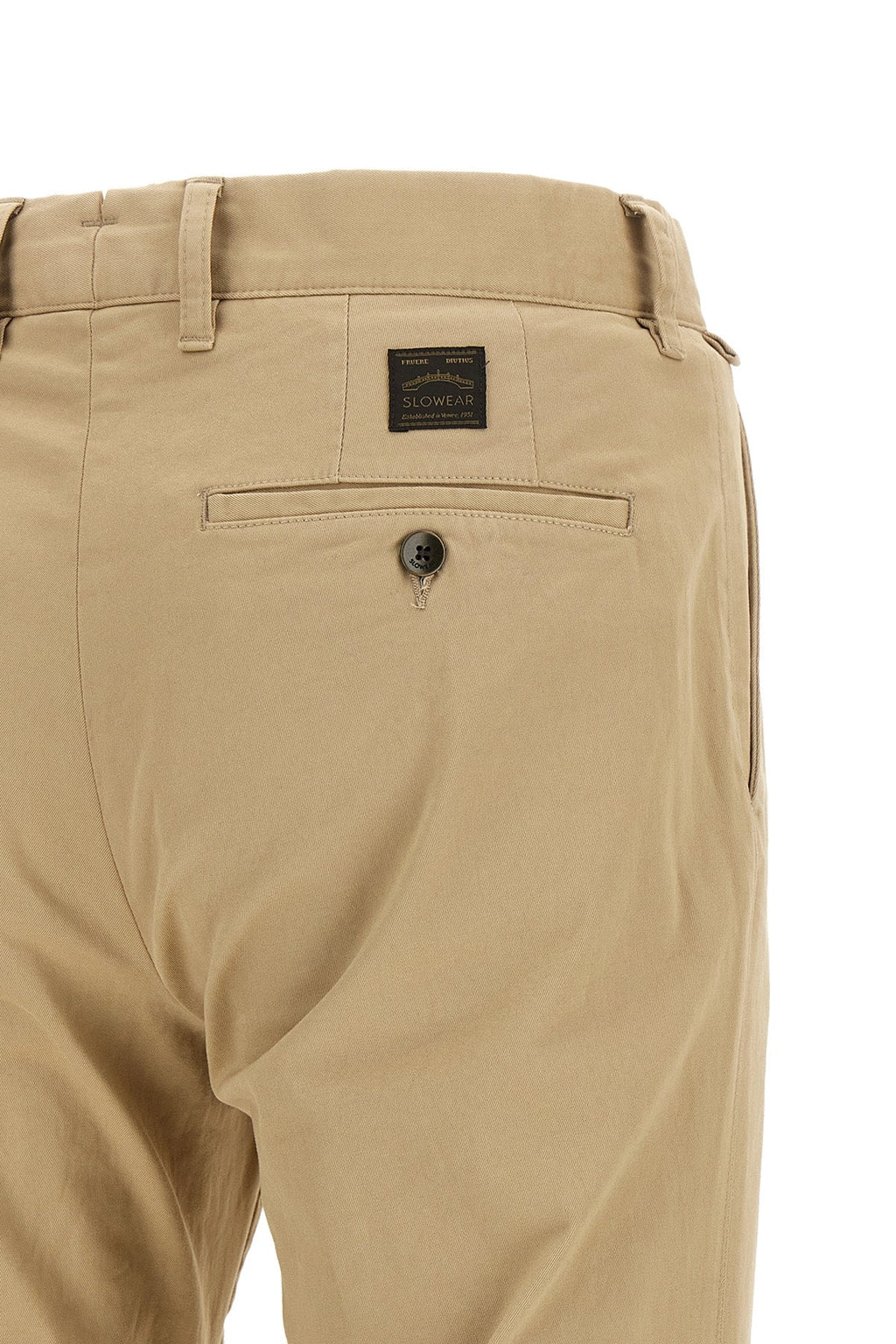 INCOTEX Chino Trousers - Slowear Patch Detail