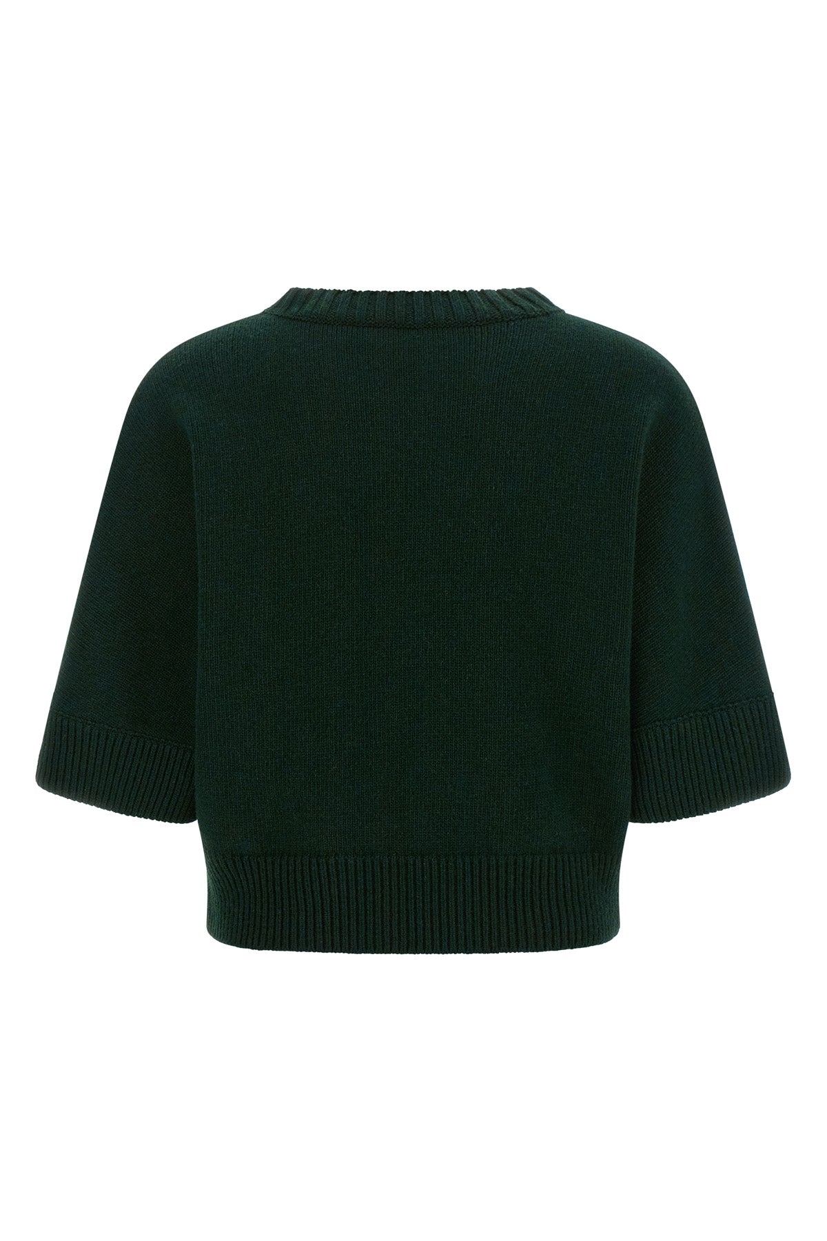 Cropped Sequin Knit Top