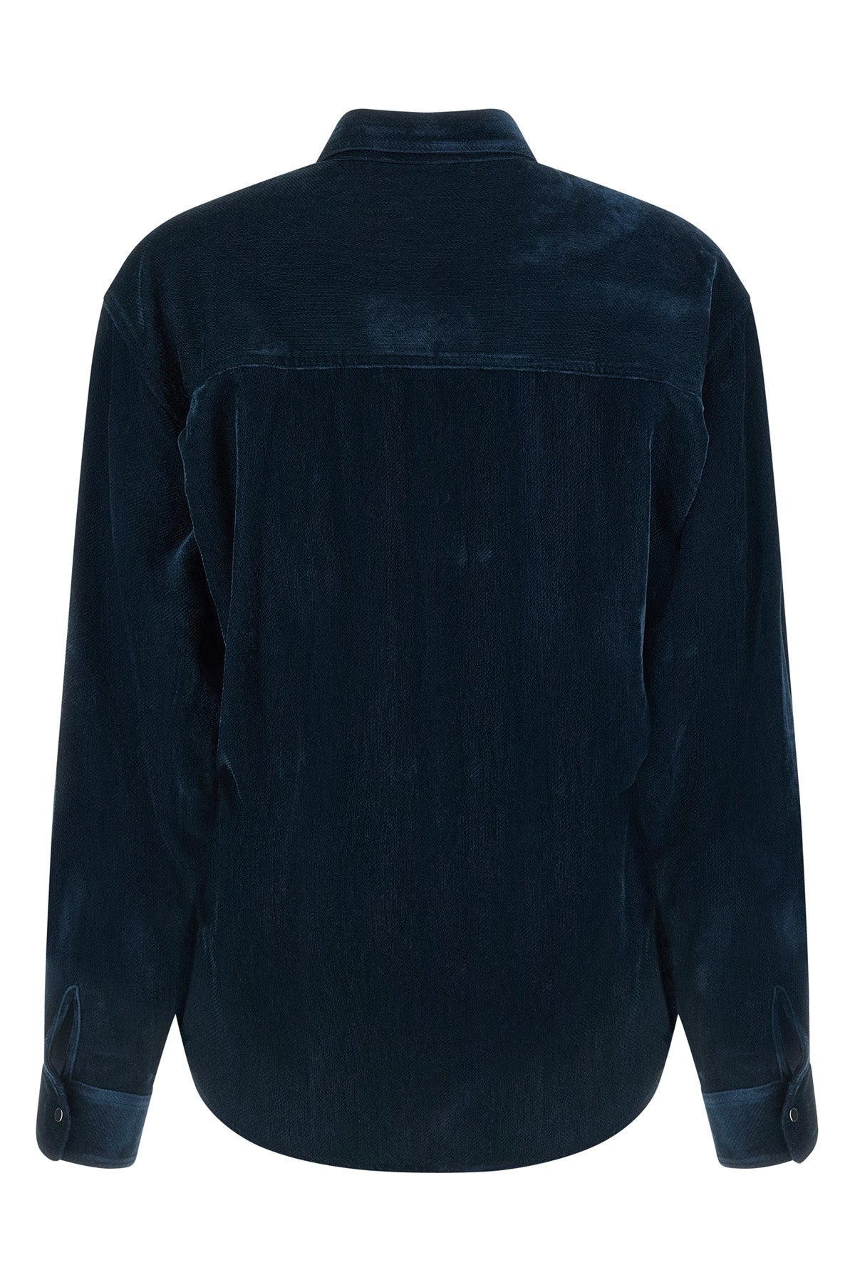 Velvet-Touch Ribbed Shirt