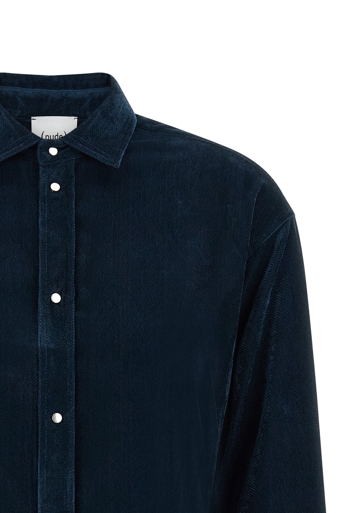 Velvet-Touch Ribbed Shirt