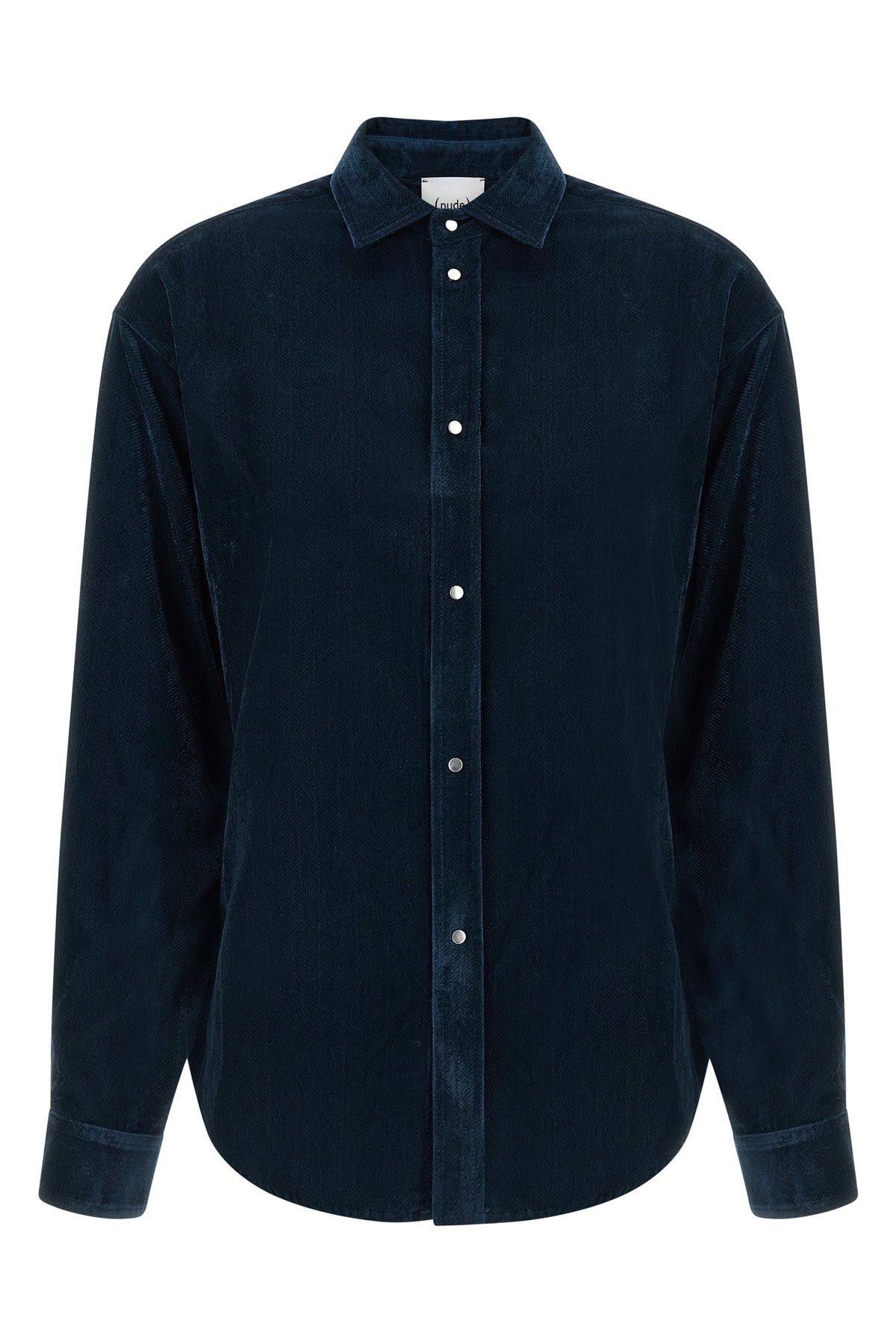 Velvet-Touch Ribbed Shirt