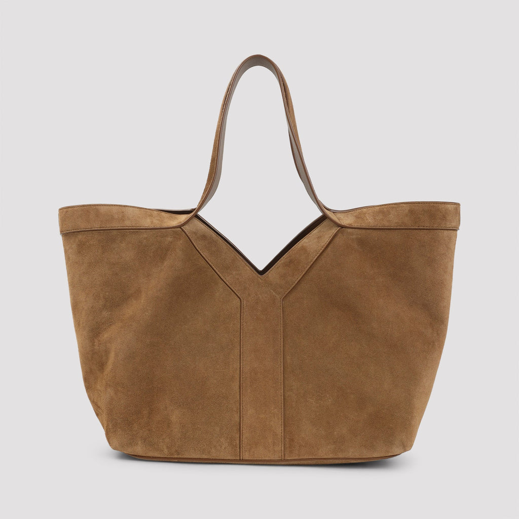 Saint Laurent Suede Small Y Tote Bag Women