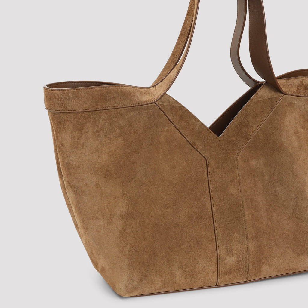 Saint Laurent Suede Small Y Tote Bag Women