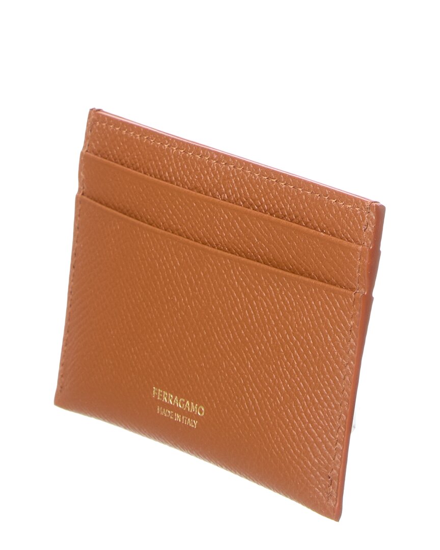 Ferragamo Gancini Leather Card Holder