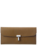 Toteme T-Lock Leather Continental Wallet