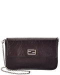 Fendi Tube Leather Compact Wallet On Chain