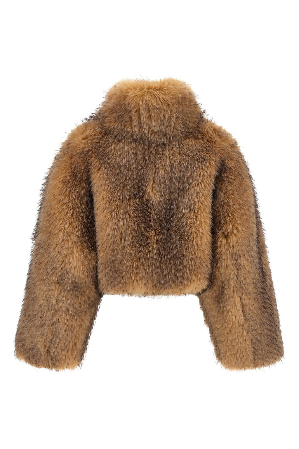 ROTATE BIRGER CHRISTENSEN Faux Fur Cropped Jacket