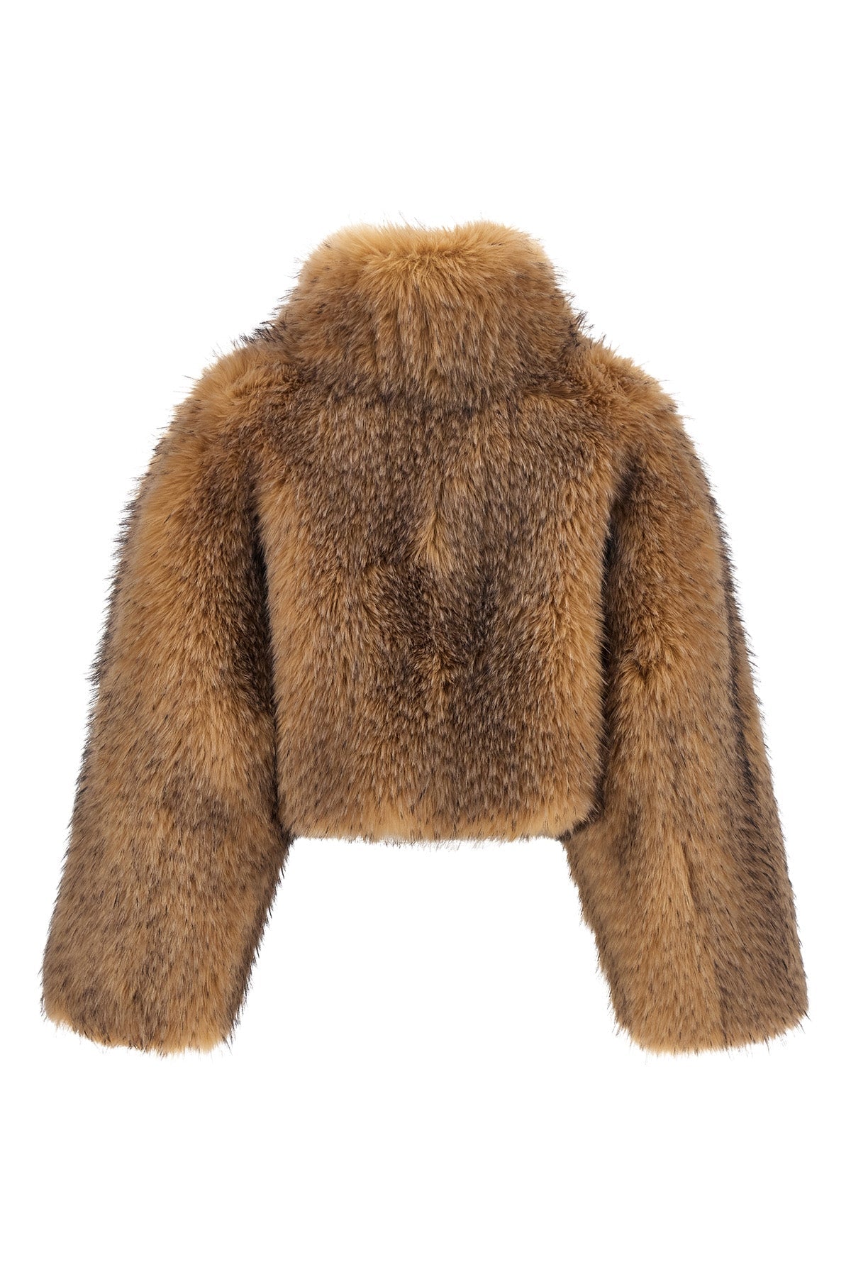 ROTATE BIRGER CHRISTENSEN Faux Fur Cropped Jacket