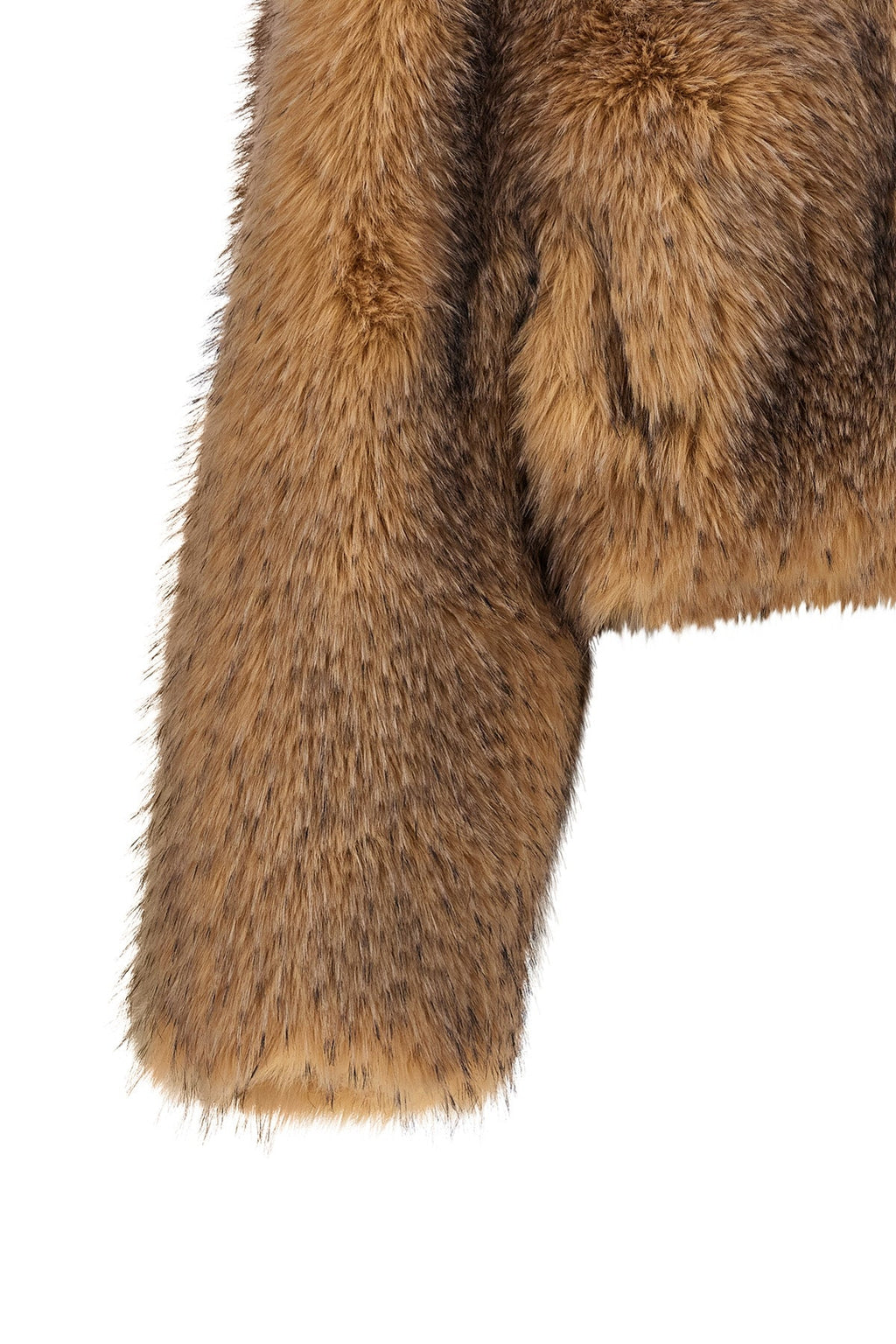 ROTATE BIRGER CHRISTENSEN Faux Fur Cropped Jacket