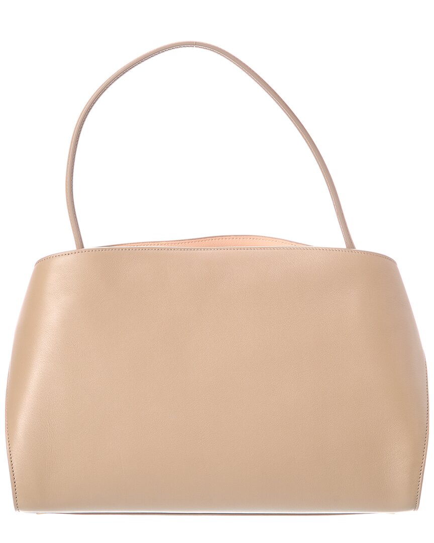 Ferragamo Hug Soft Bicolor Leather Shoulder Bag