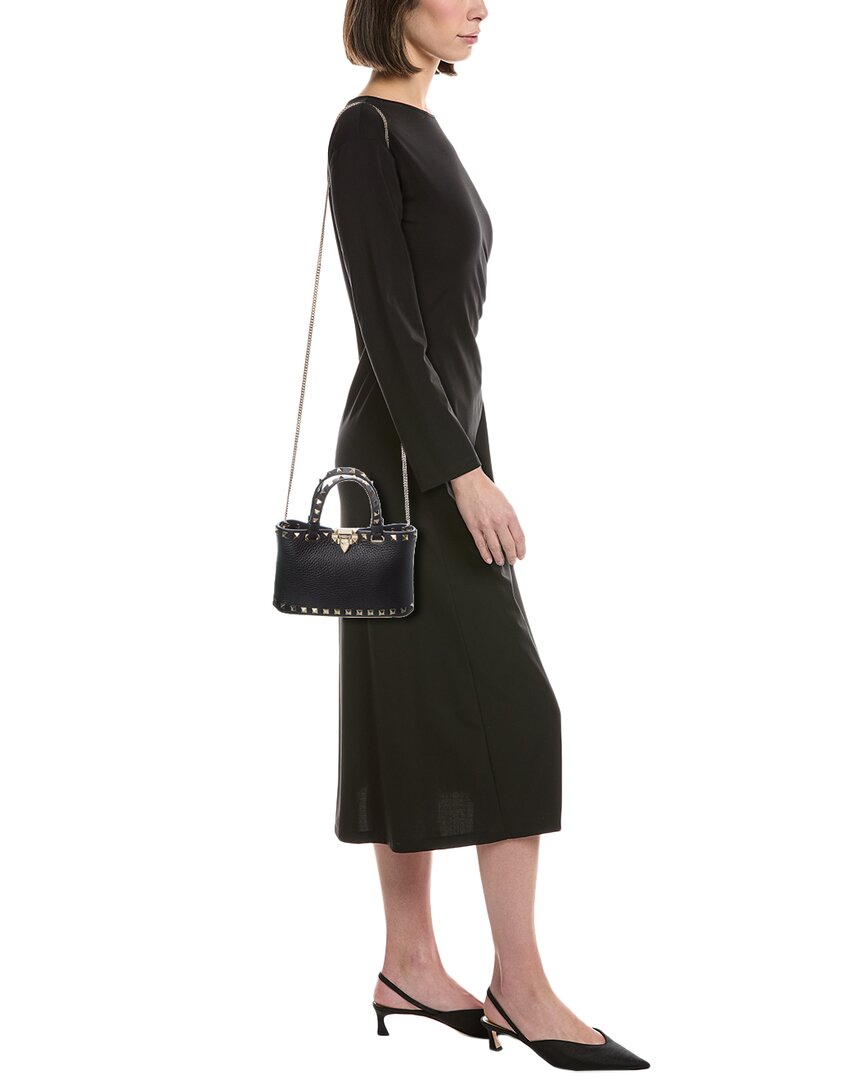 Valentino Rockstud Mini Leather Tote