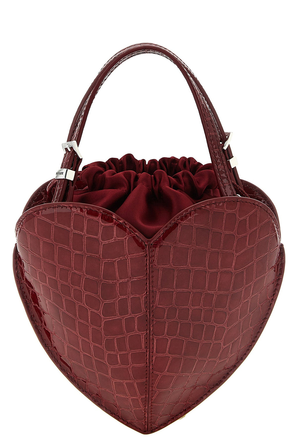'The Heart' Handbag in Bordeaux