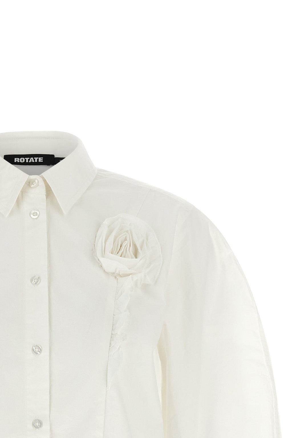3D Floral Appliqué Shirt