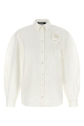 3D Floral Appliqué Shirt