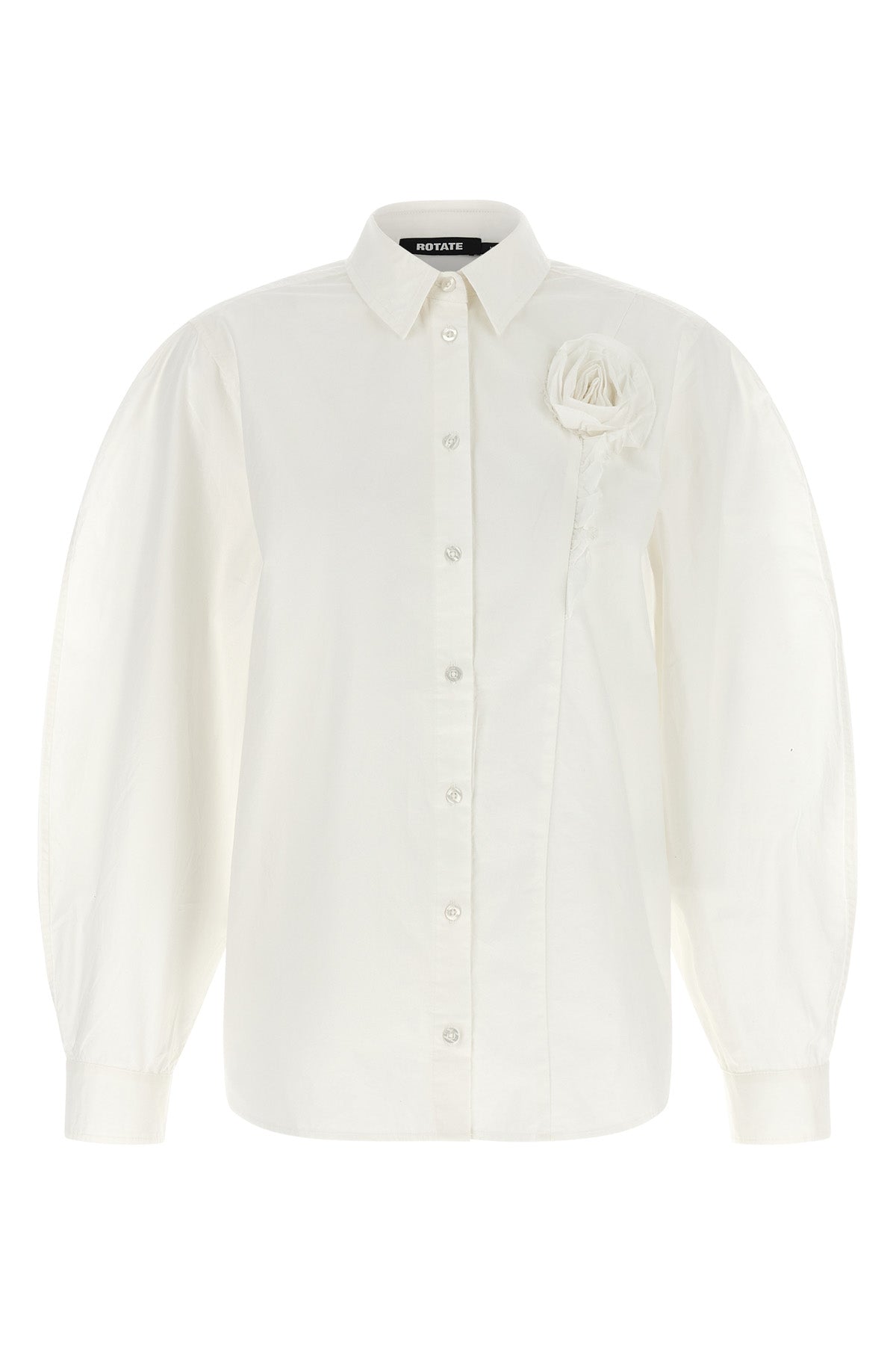 3D Floral Appliqué Shirt