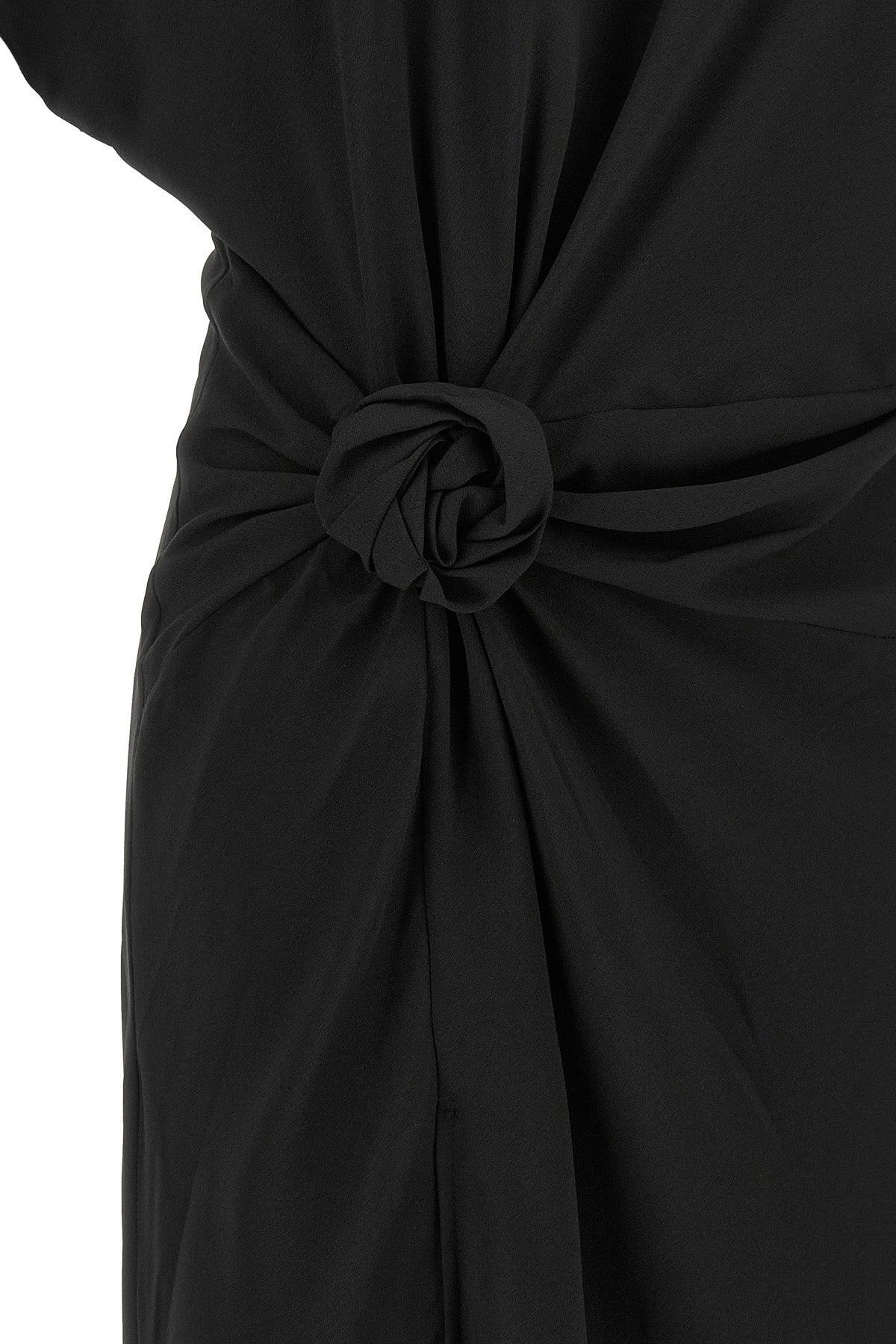 Sculptural Slit Maxi Dress