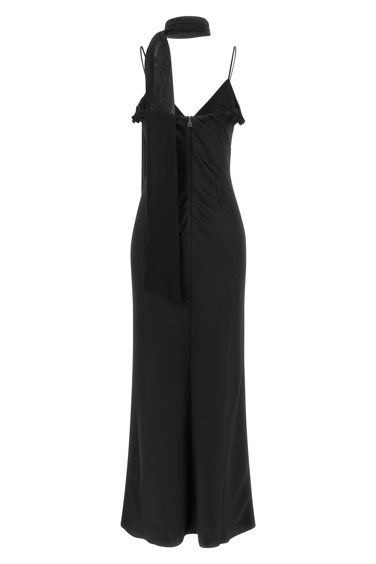 Scarf-Detail Slip Dress
