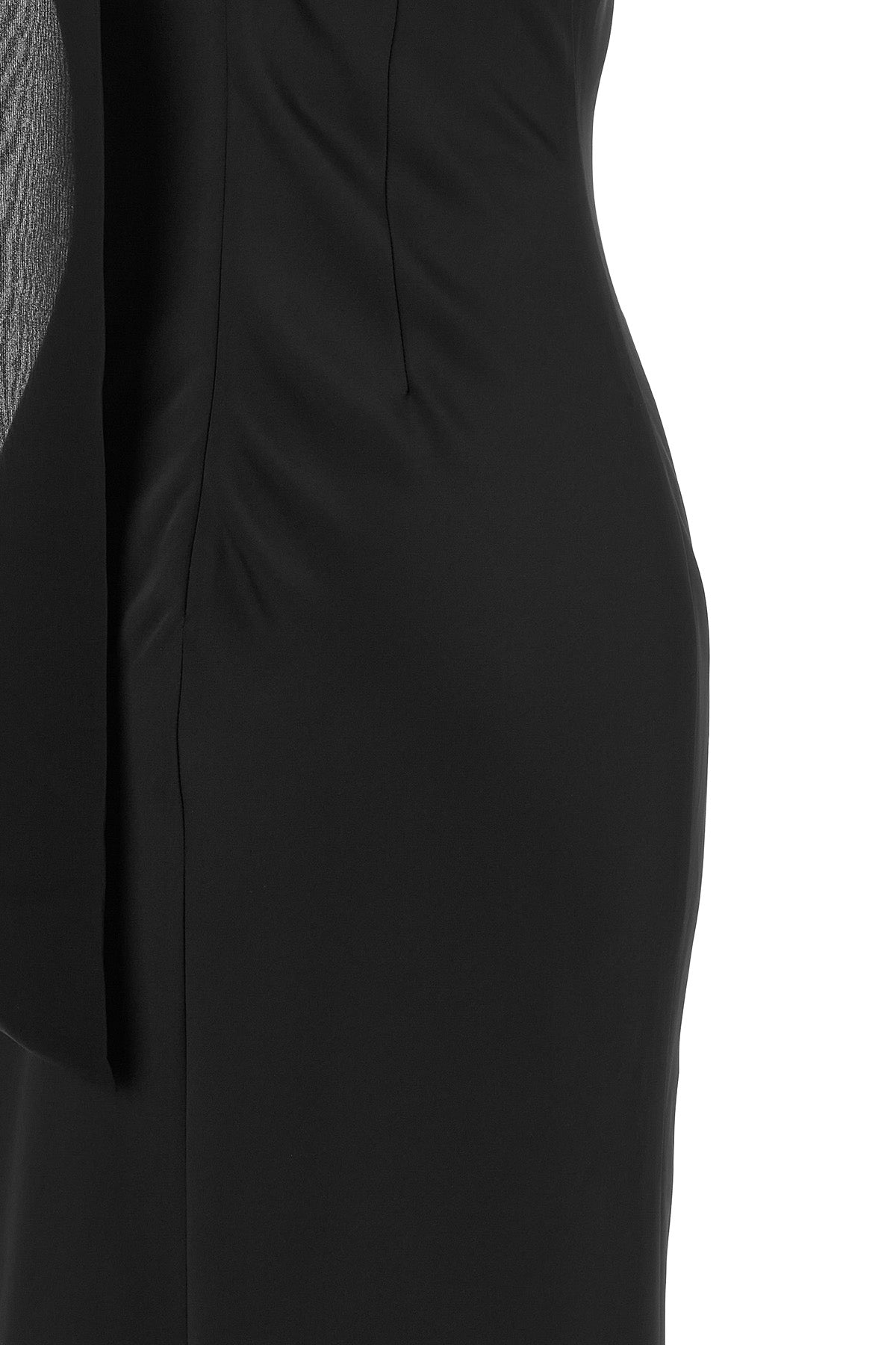 Scarf-Detail Slip Dress