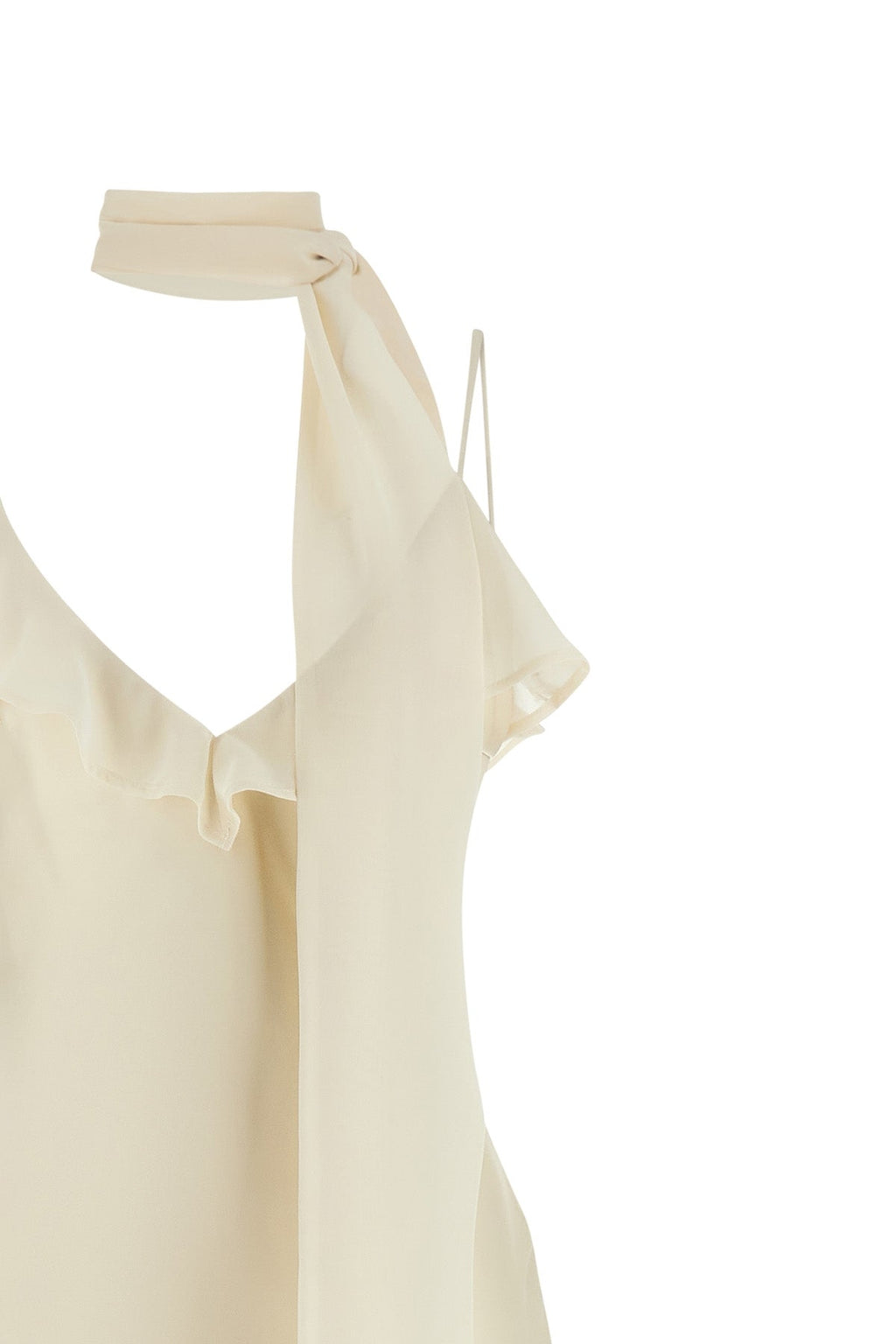 Slip Dress with Scarf Detail