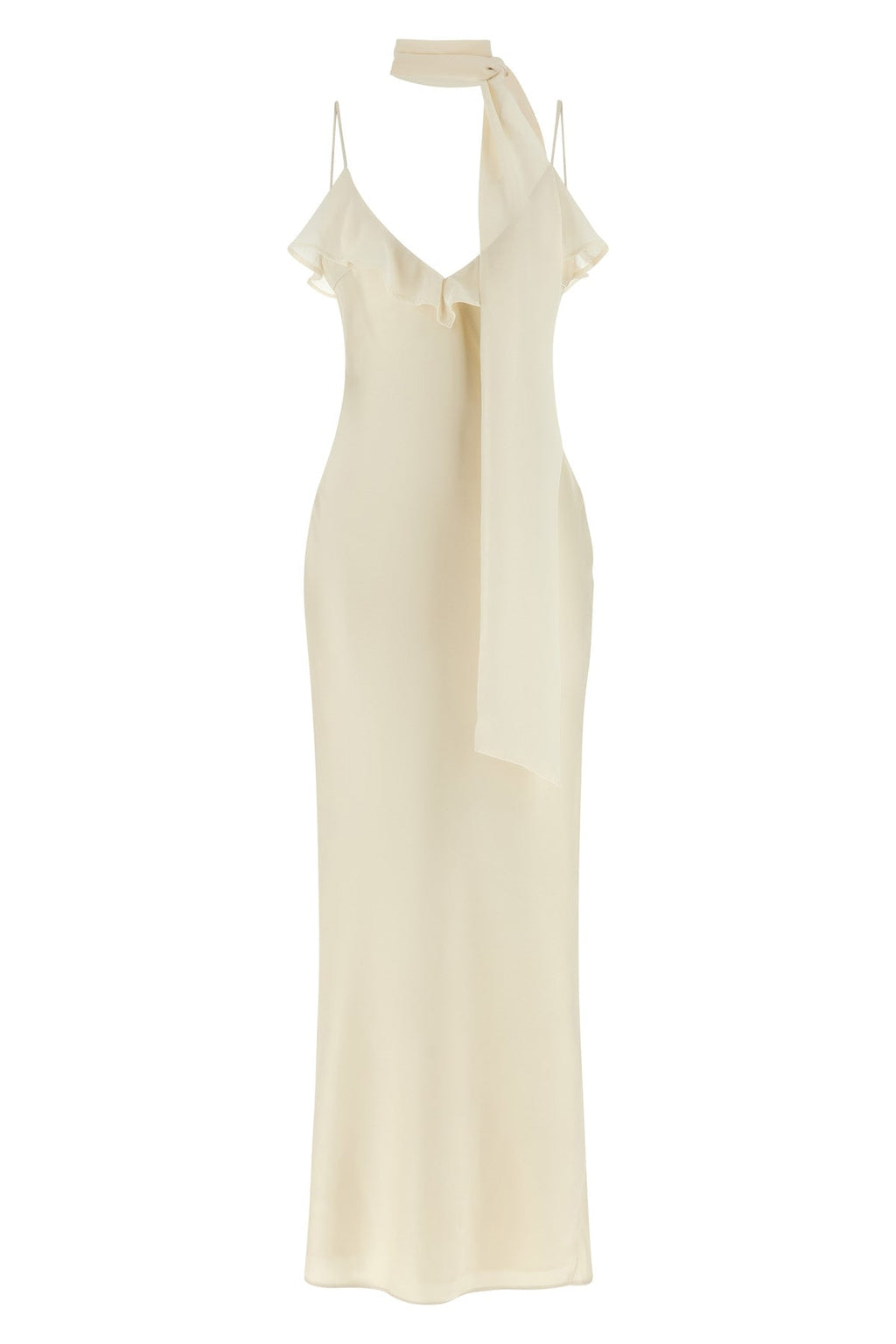 Slip Dress with Scarf Detail