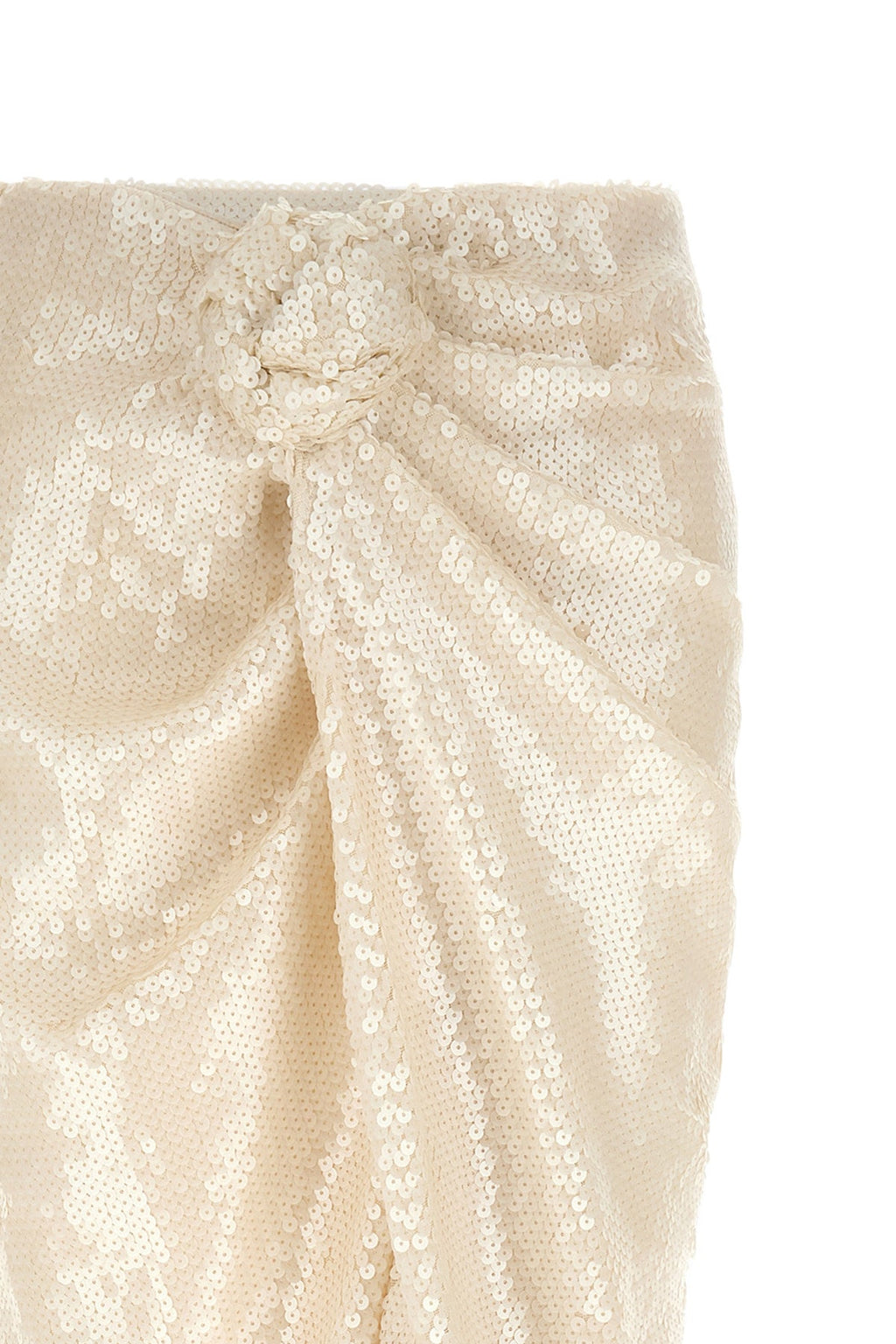 ROTATE BIRGER CHRISTENSEN Midi Skirt Front Knot