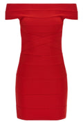 Crossed Bandage Mini Dress