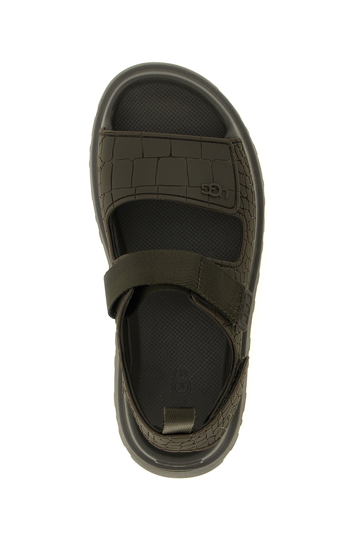 UGG Sandal With Crocodile Effect Texture