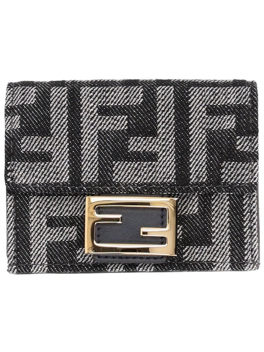 Fendi Women "Trifold Baguette" Wallet