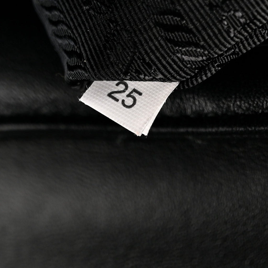 Nappa Triangle Stitched Large Spectrum Bag Black