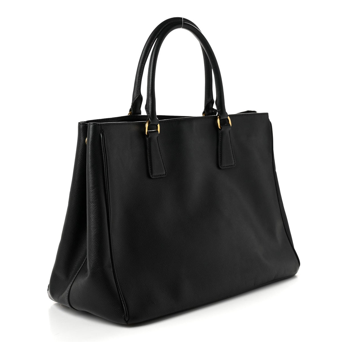 Saffiano Lux Large Tote Black
