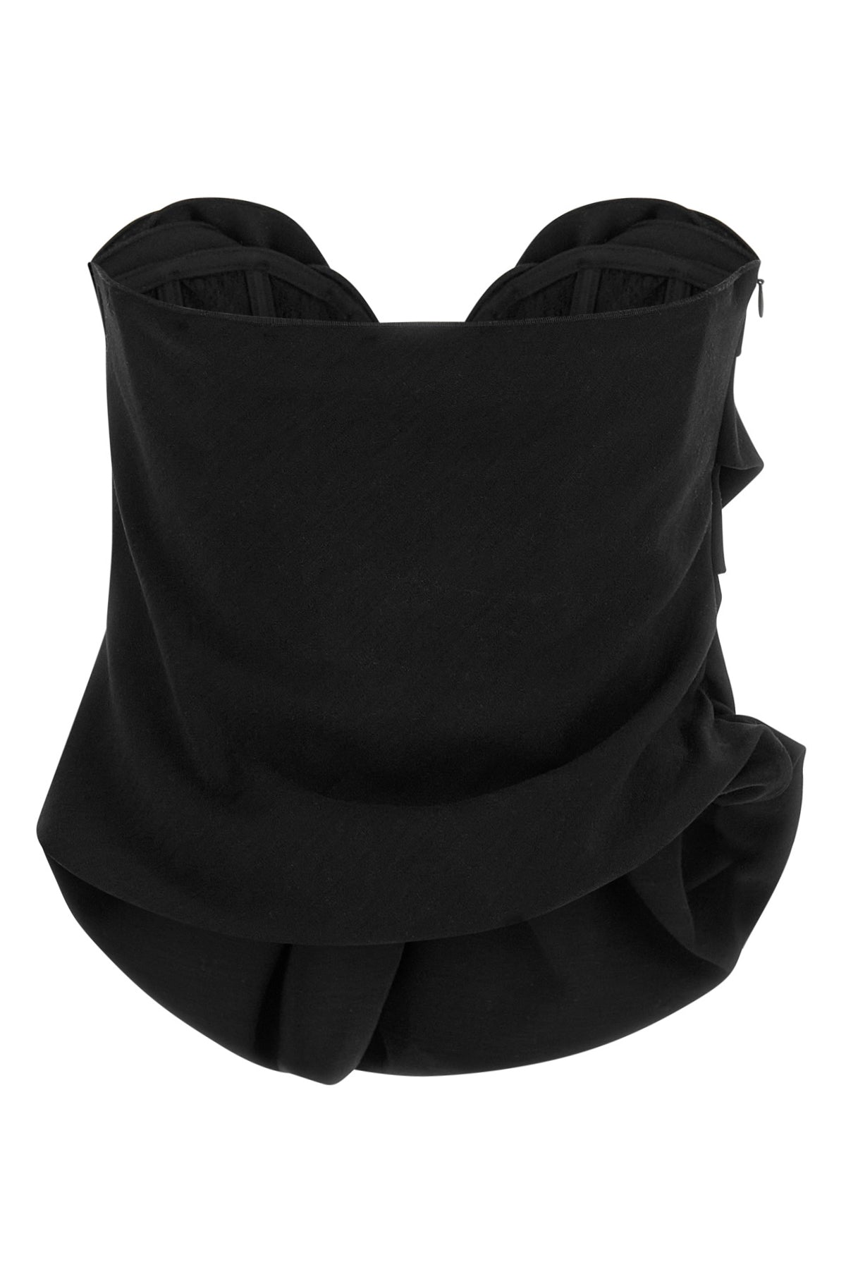 Magda Butrym Corset Top with Sculptural Draping