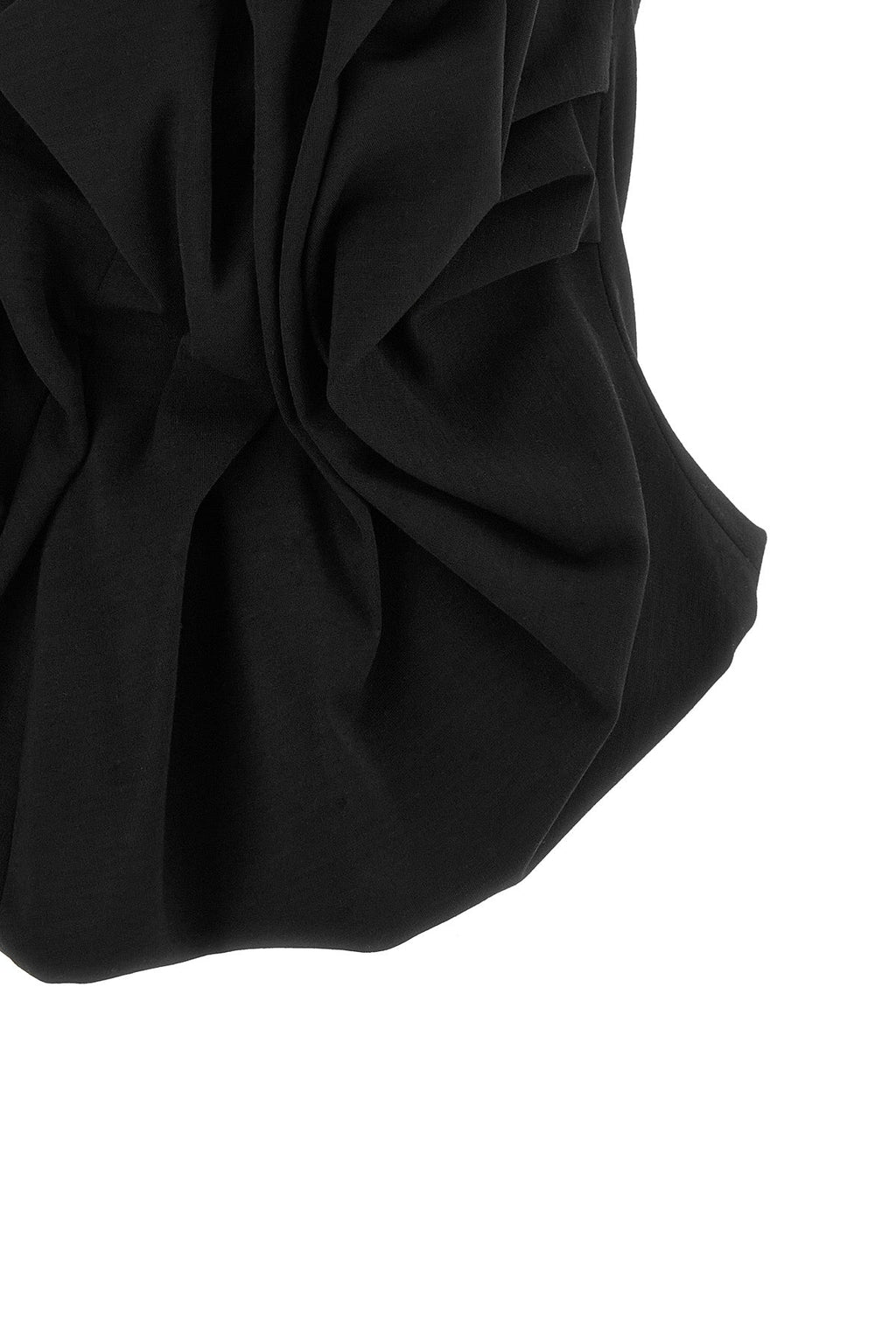 Magda Butrym Corset Top with Sculptural Draping