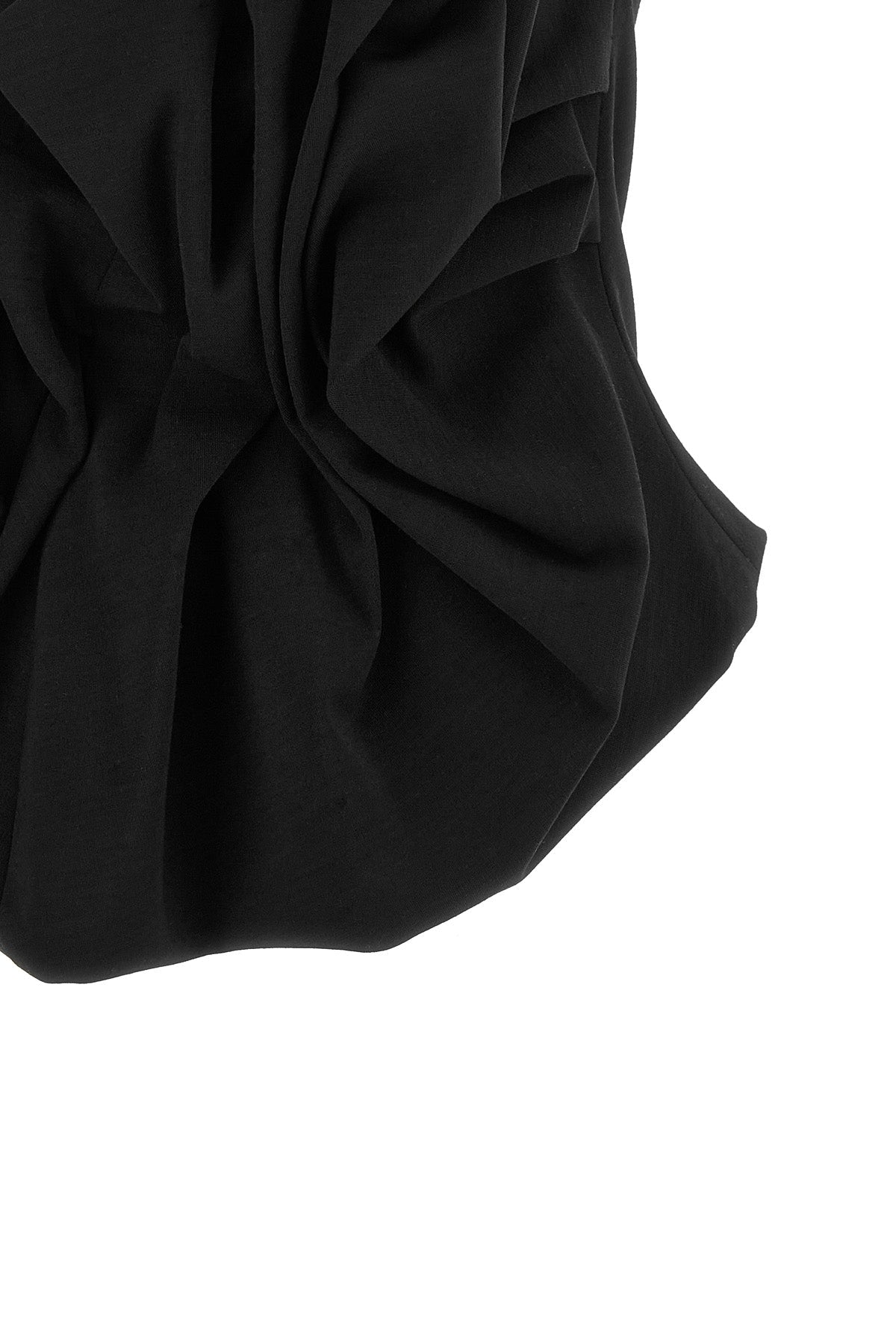 Magda Butrym Corset Top with Sculptural Draping