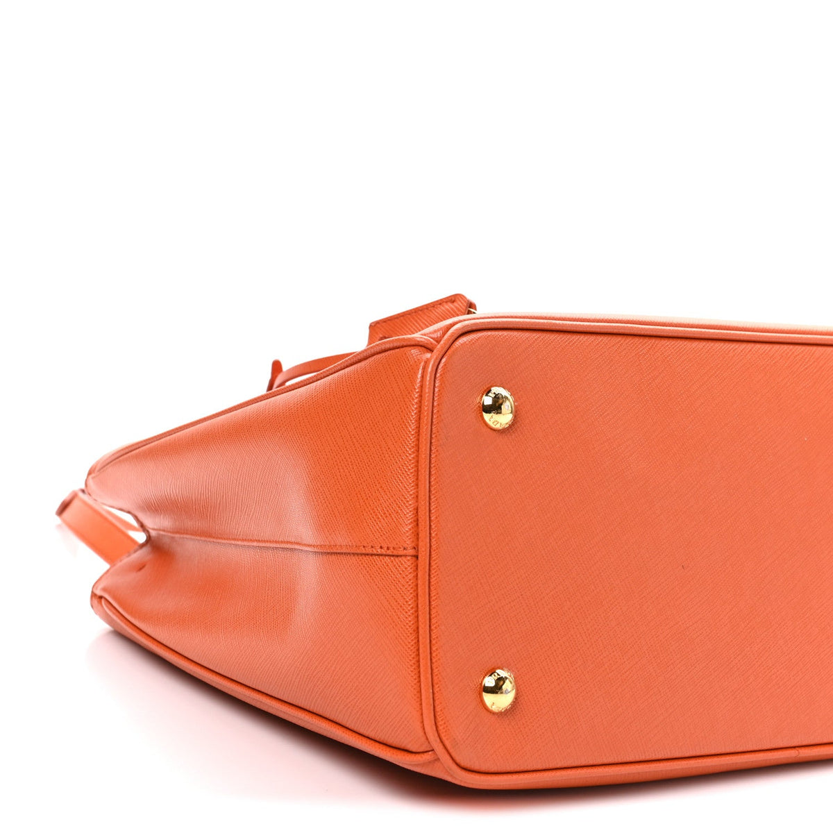 Saffiano Lux Medium Tote Papaya