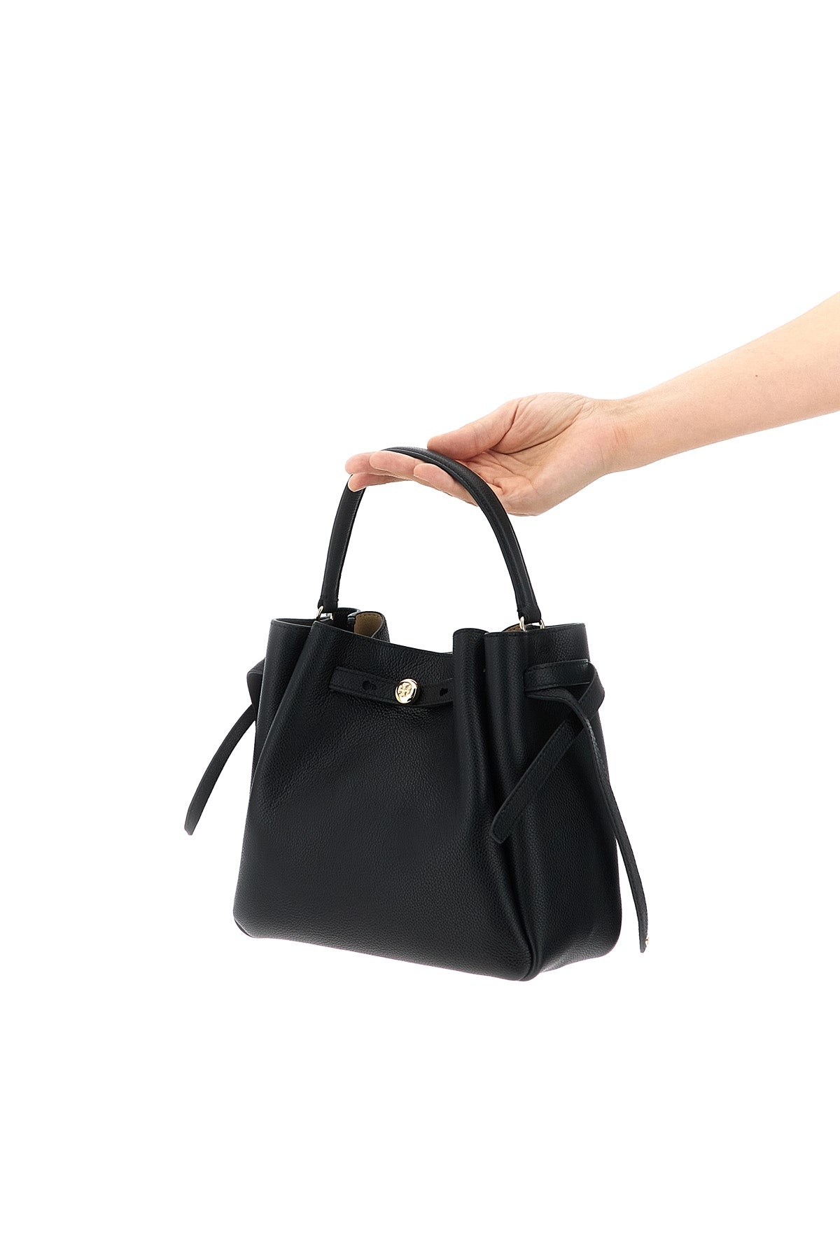 TORY BURCH Bucket Bag With Logo Button