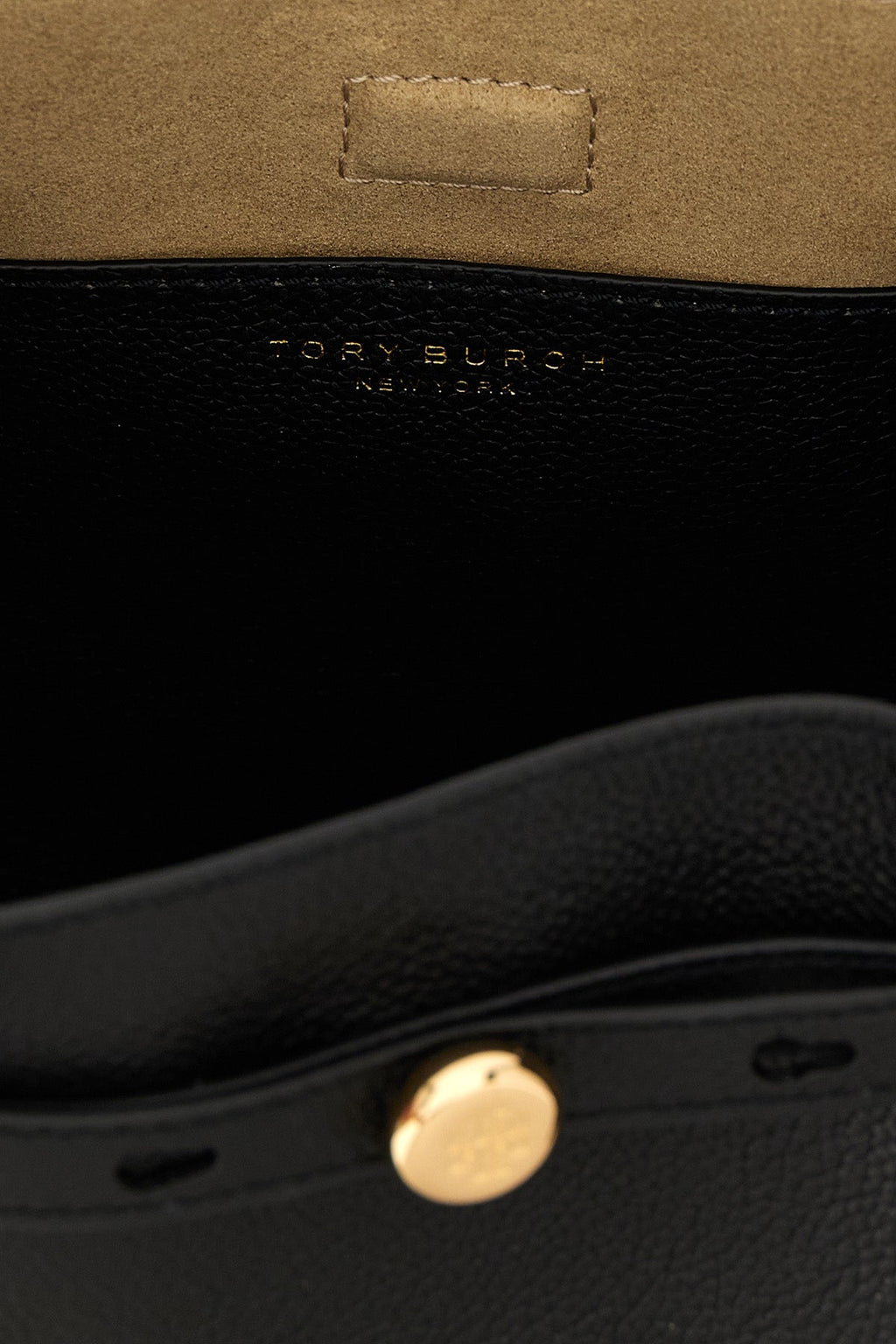 TORY BURCH Bucket Bag With Logo Button