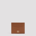 Miu Miu Calf Leather Card Case Women