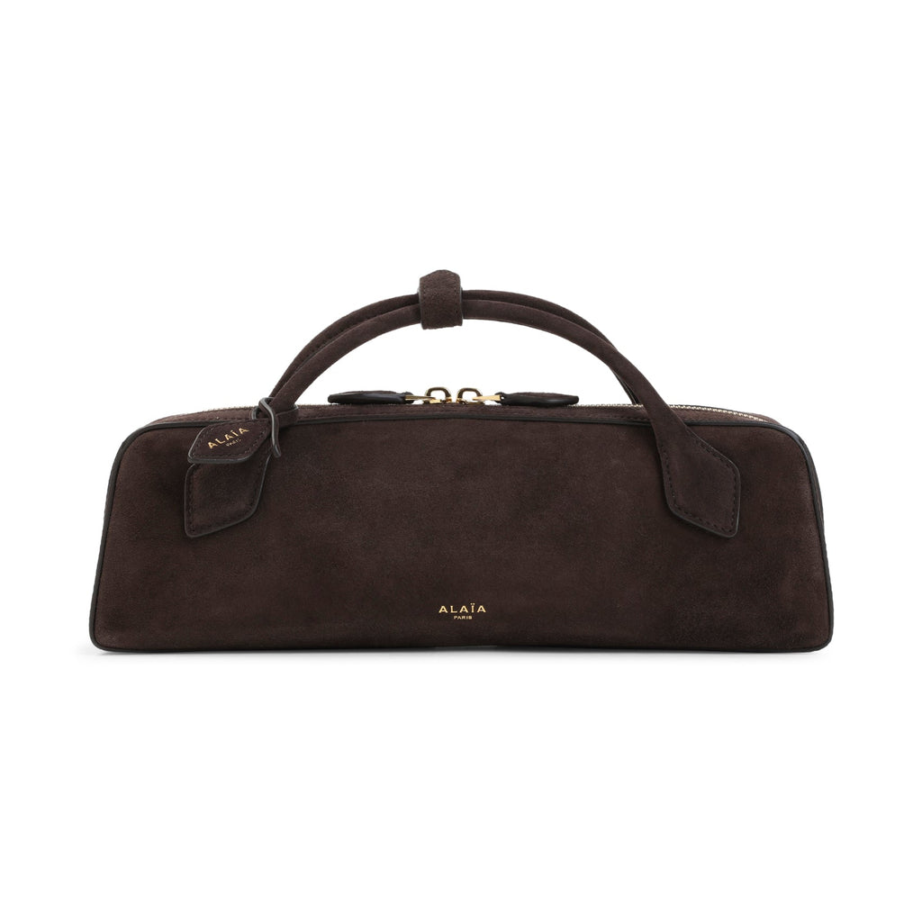 Alaïa Teckel Suede Clutch Women