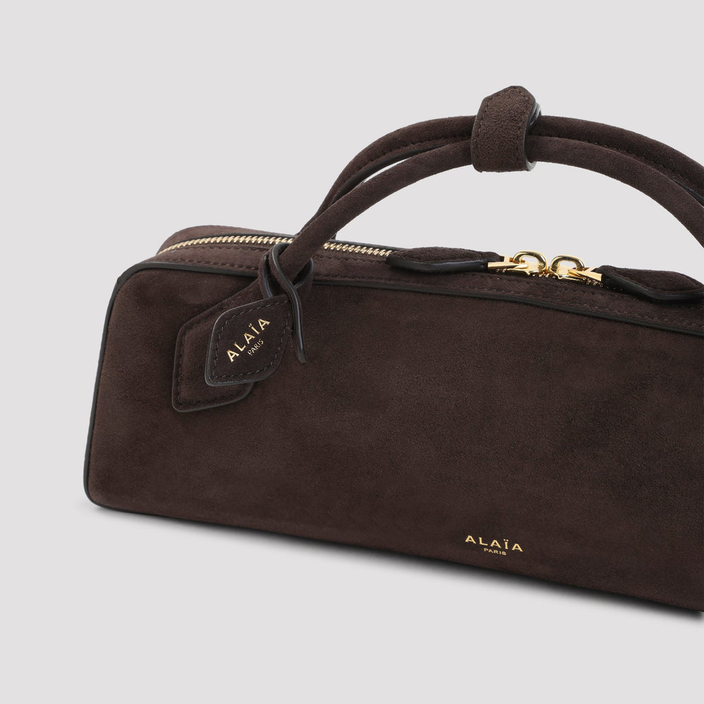 Alaïa Teckel Suede Clutch Women