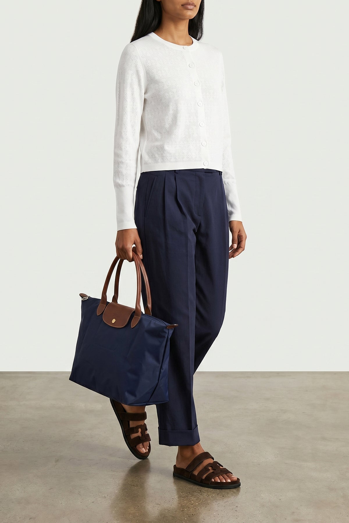 Tory Burch Pointelle Knit Cardigan