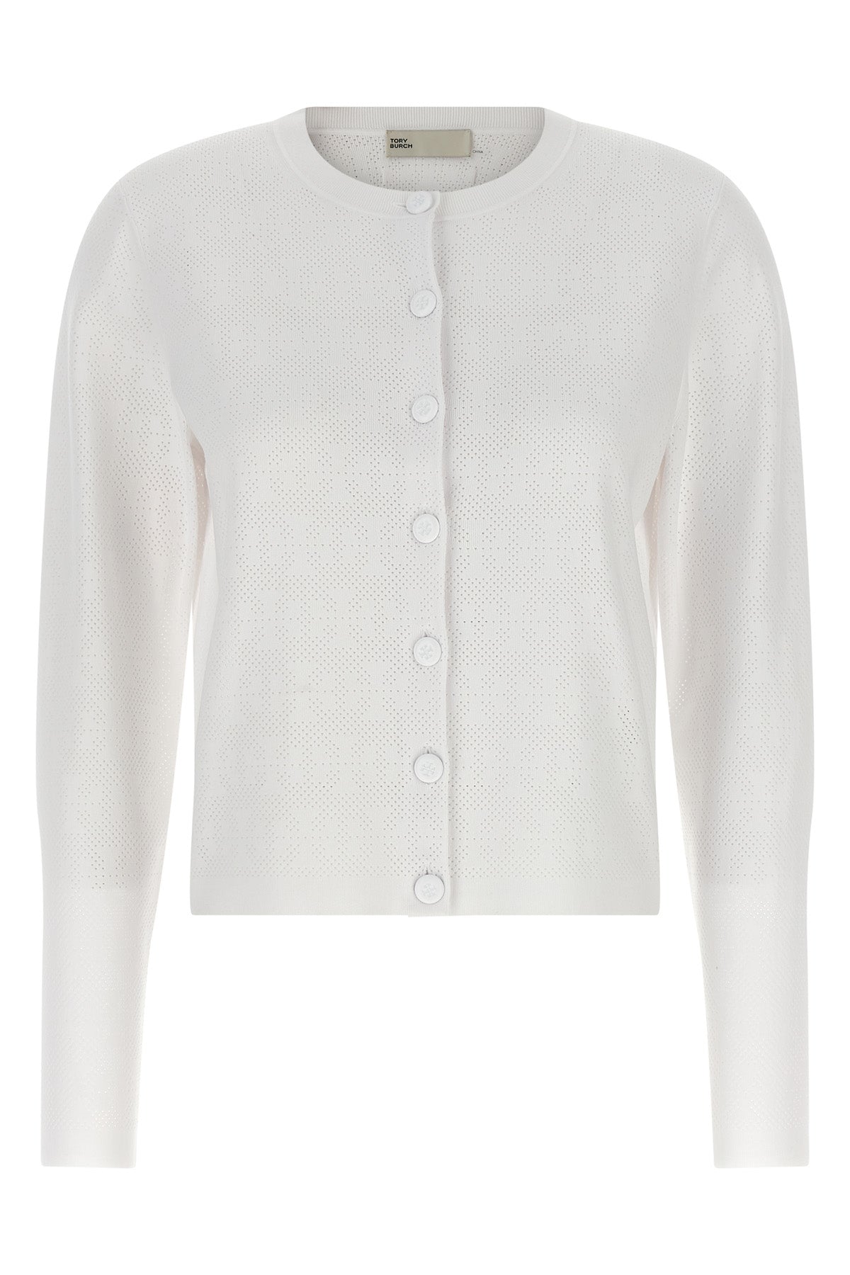 Tory Burch Pointelle Knit Cardigan