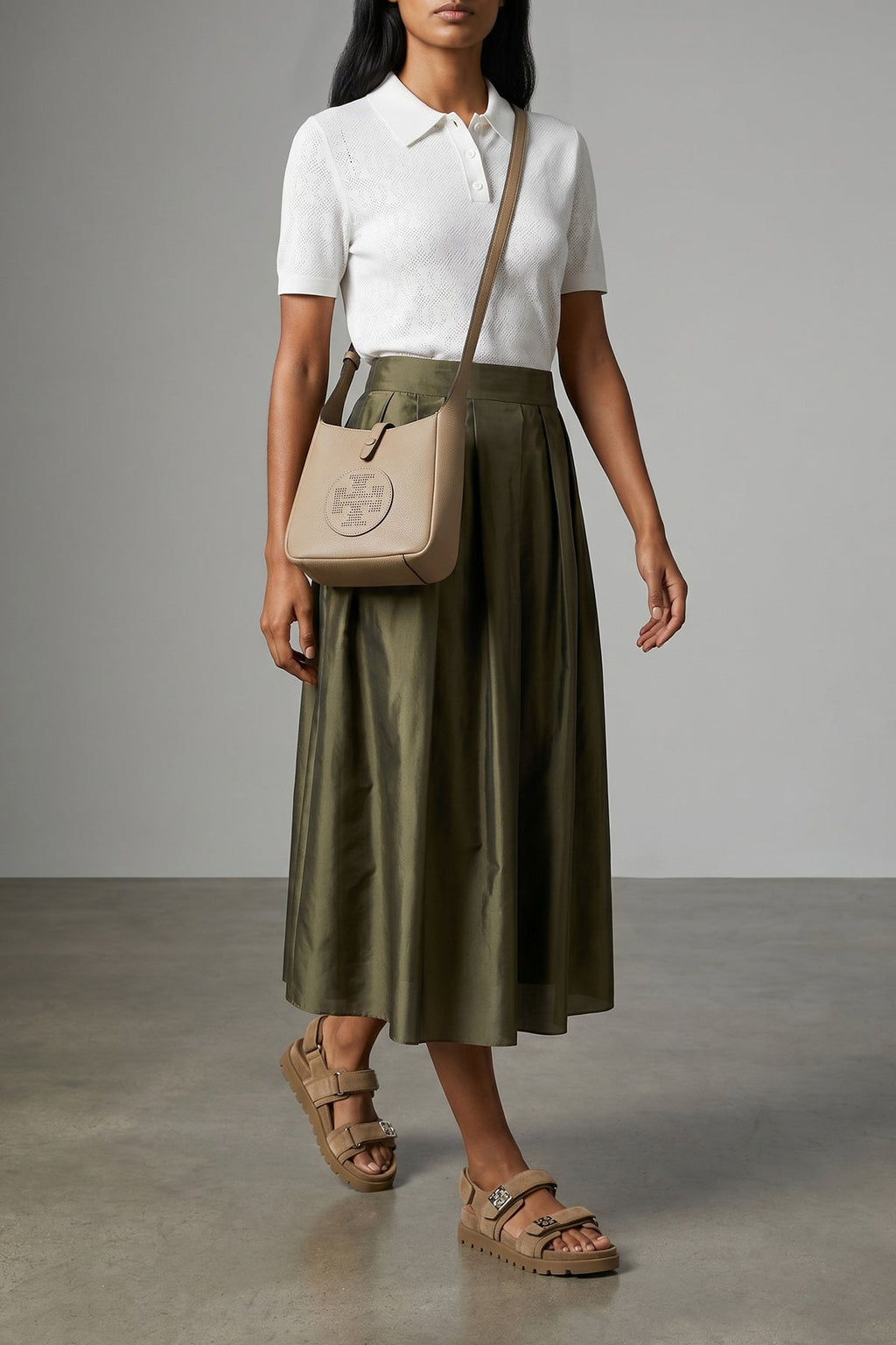 Tory Burch Pointelle Knit Polo