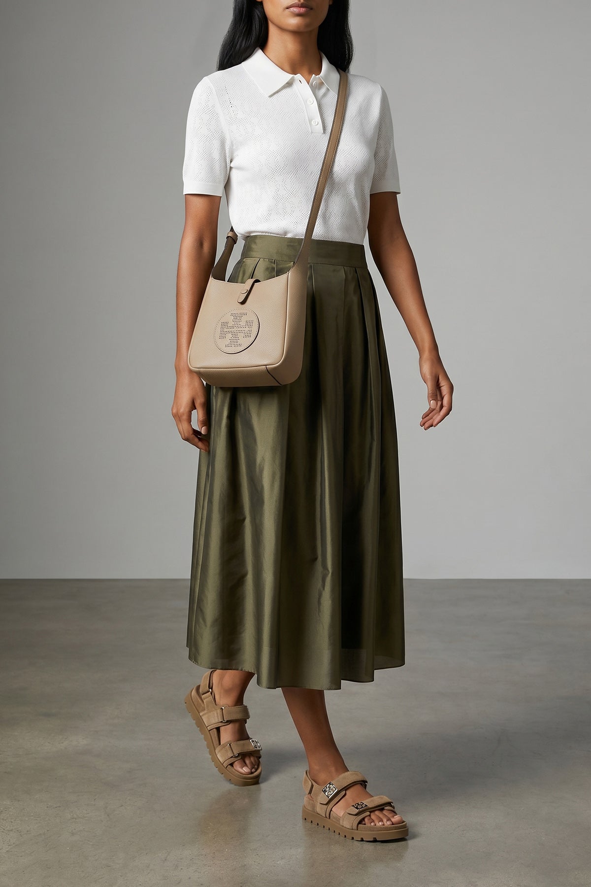 Tory Burch Pointelle Knit Polo
