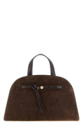 Tory Burch Romy Suede Bauletto Bag with Knotted Belt Detail
