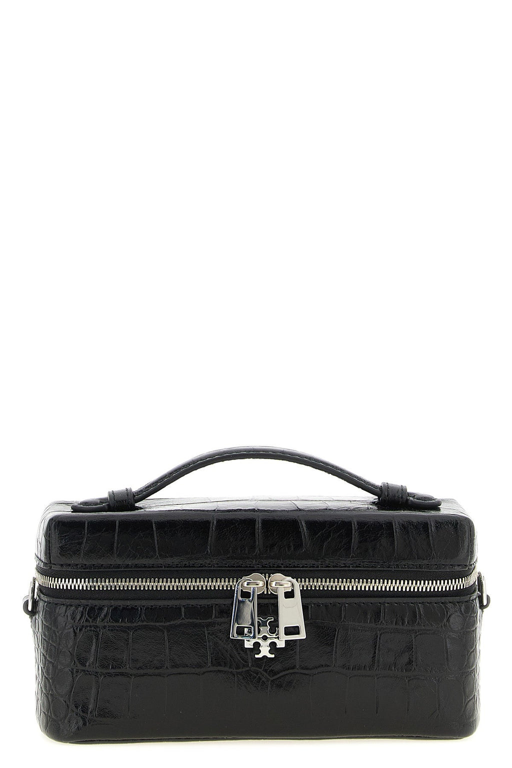 Tory Burch Vanity Case with croc-embossed finish