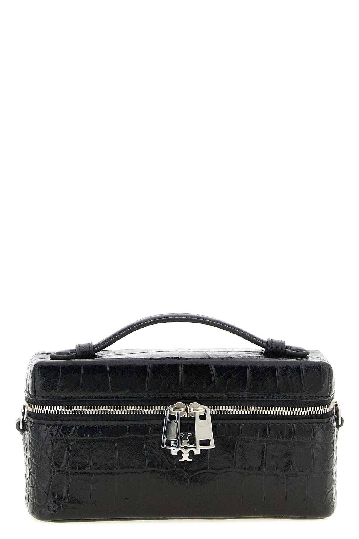 Tory Burch Vanity Case with croc-embossed finish