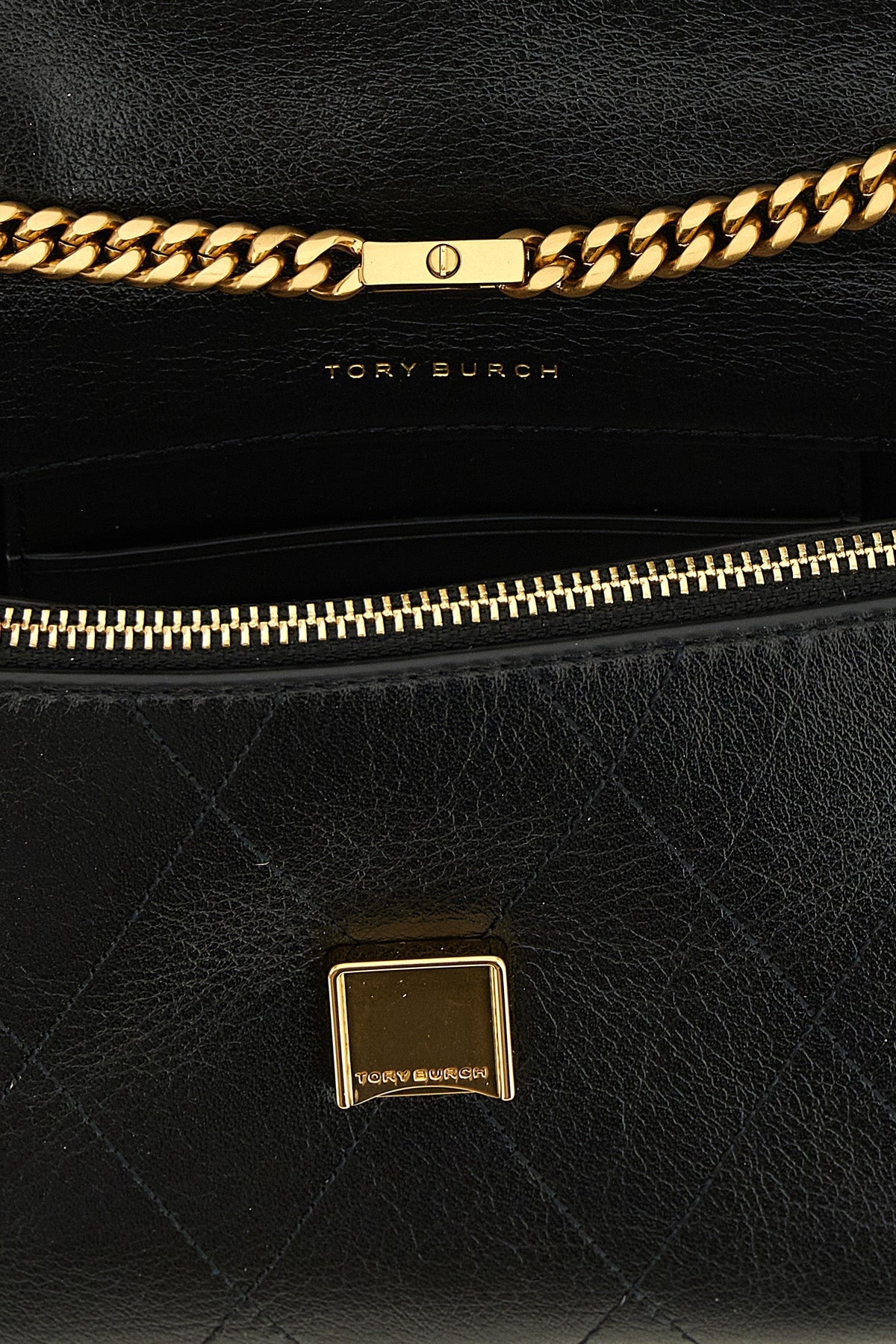 Tory Burch Top Handle Bag Quilted Leather